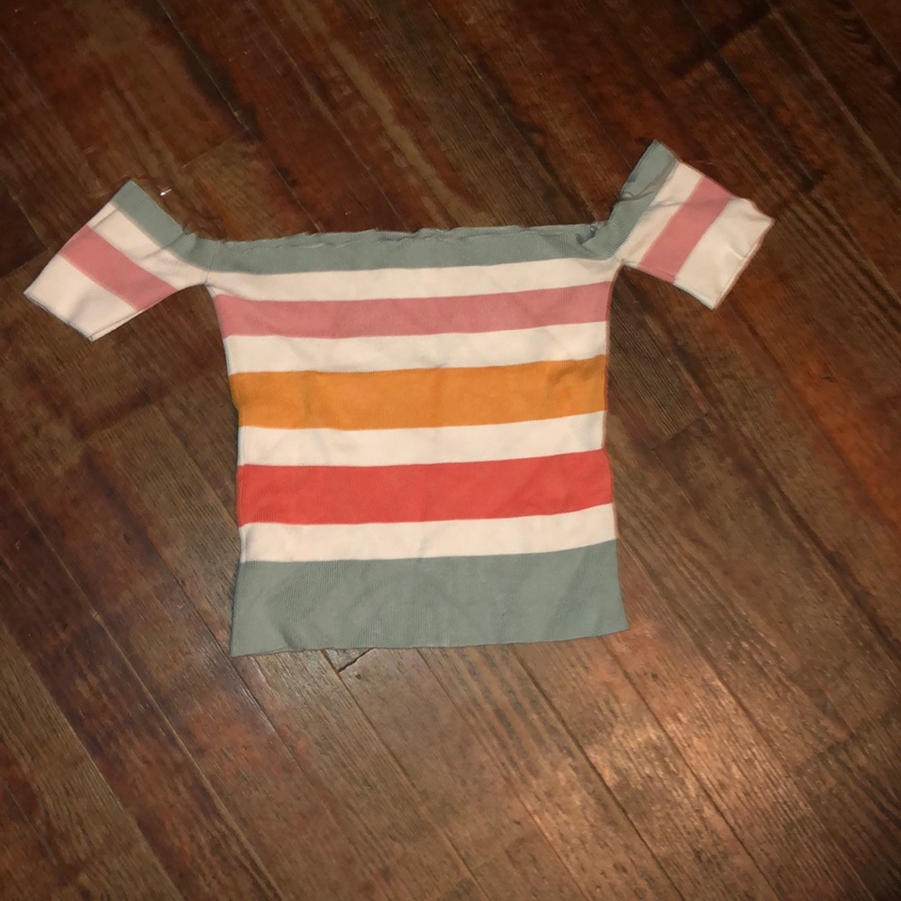 Colorful crop top